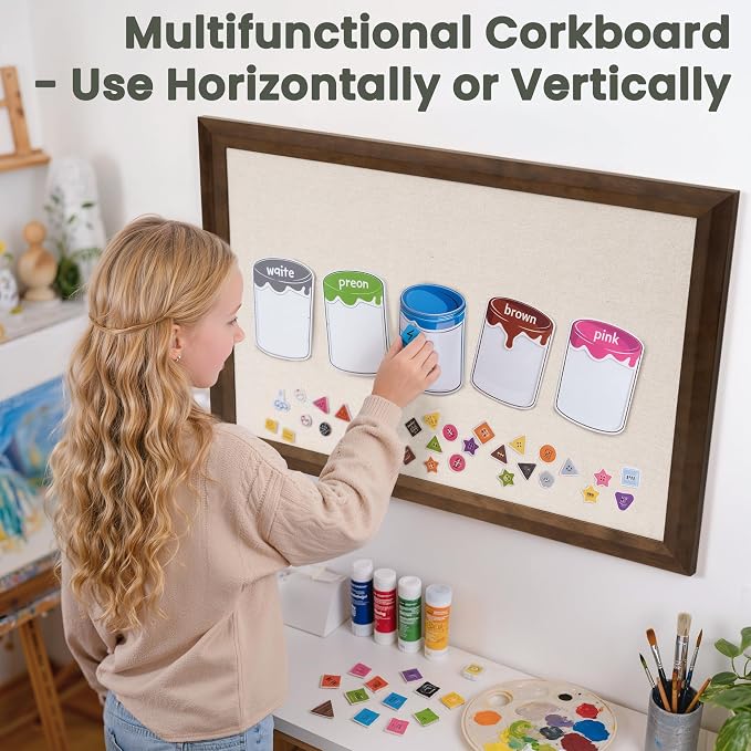 Cork Board Bulletin Board - Image 3
