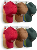 KIMBORA 2 Packs Hat Rack for Wall, Hat Organizer for Baseball Caps, 3 Mounting by KIMBORA