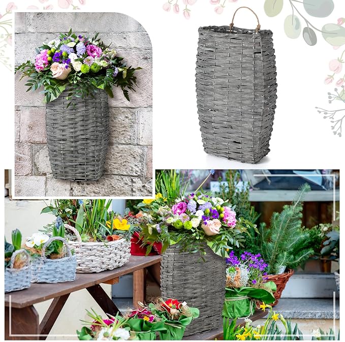 Marsui Front Door Basket Woven Hanging Basket - Image 5