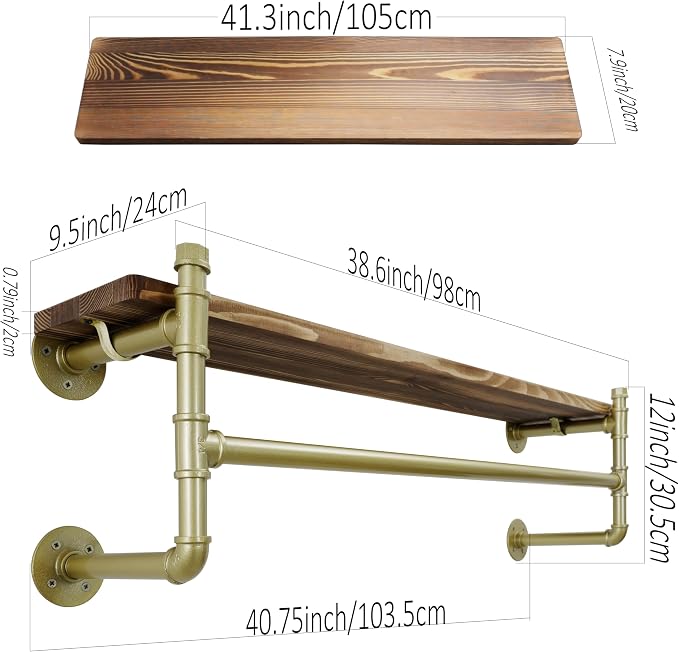 WEBI Wall Mounted Clothes Rack - Image 4