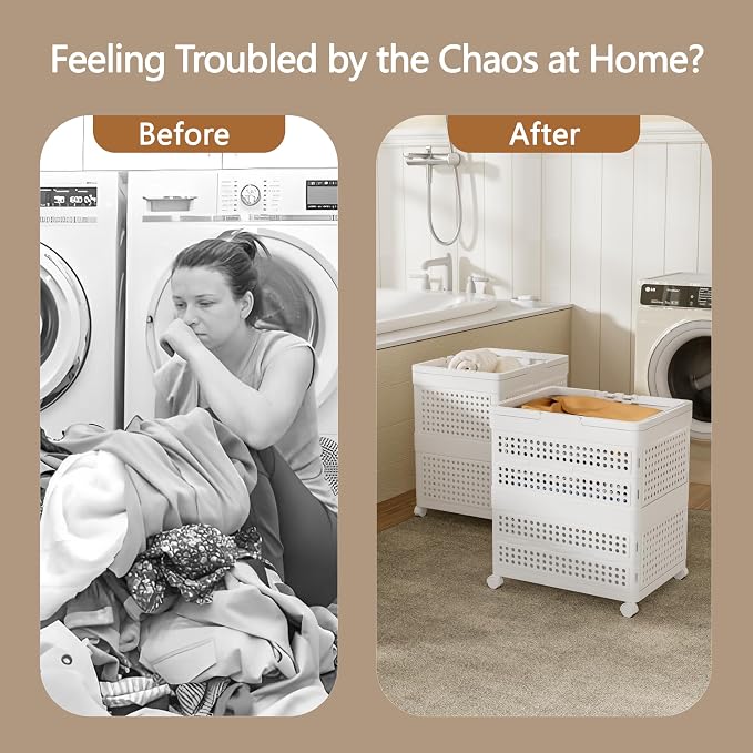 Proarea Collapsible Laundry Basket - Image 4