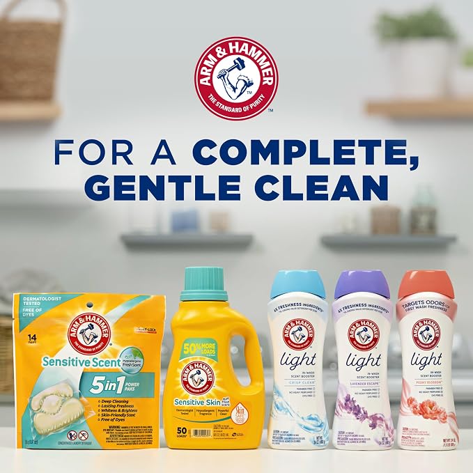 ARM & HAMMER Light In-Wash Scent Booster, Laundry Scent Booster Lavender - Image 10