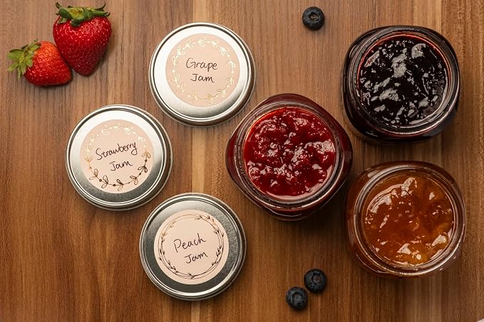 MONEST Waterproof & Oil Resistant Jar & Lid Stickers - Image 2