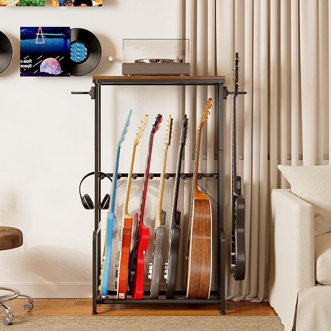 Guitar Stand for Multiple Guitars, Guitar Rack by Espelism