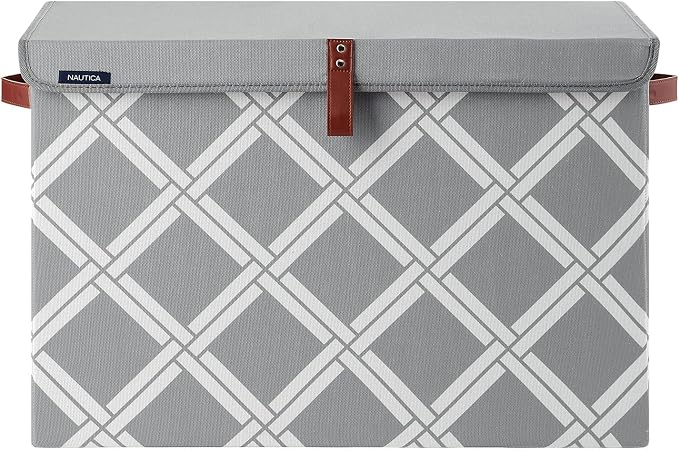 Nautica - Laundry Basket, Large Foldable Hamper & Storage Bin by Nautica