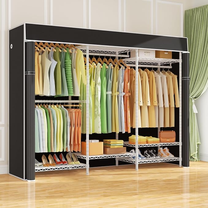 Ulif E13C Heavy Duty Closet Organizer System，Freestanding Clothing Racks - Image 9