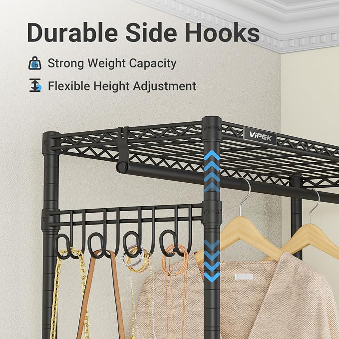 VIPEK R2C Plus Heavy Duty Rolling Garment Rack - Image 7