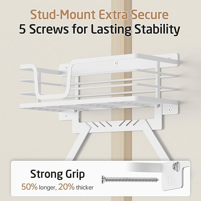 KES 90lb Heavy-Load Ironing Board Hanger Wall Mount, One-Piece Metal Frame - Image 4
