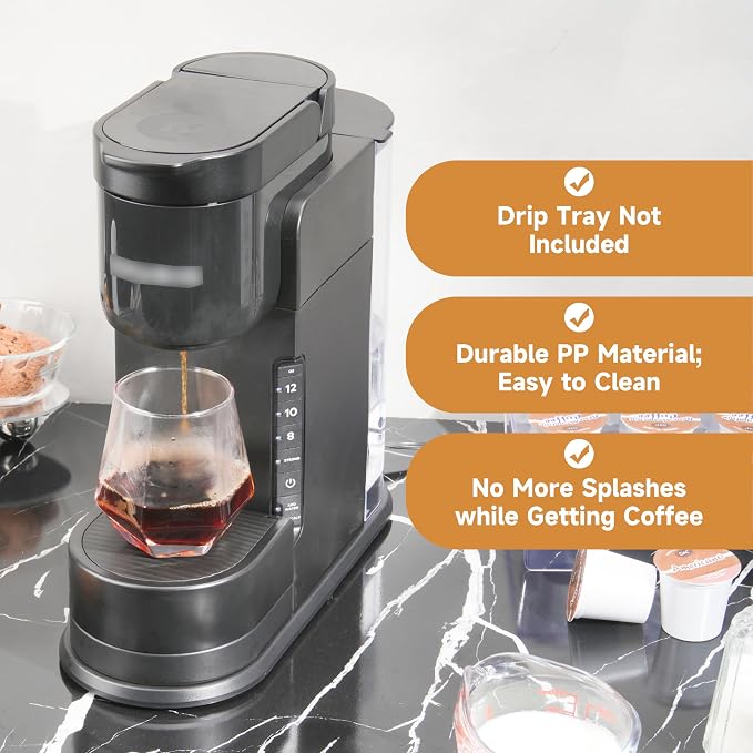 Drip Tray Mug Riser for Keurig K-Express Single Serve K-Cup Pod Coffee Maker - Image 3