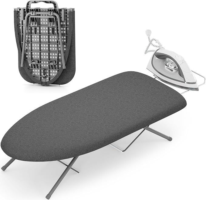 KINGBOARD Tabletop Ironing Board, Small Ironing Boards by KINGBOARD