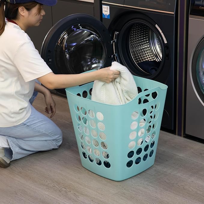 Flexible Plastic Laundry Basket - Image 2