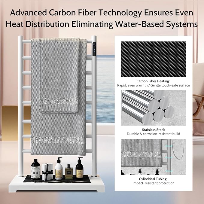 Freestanding Heated Towel Racks - Image 4