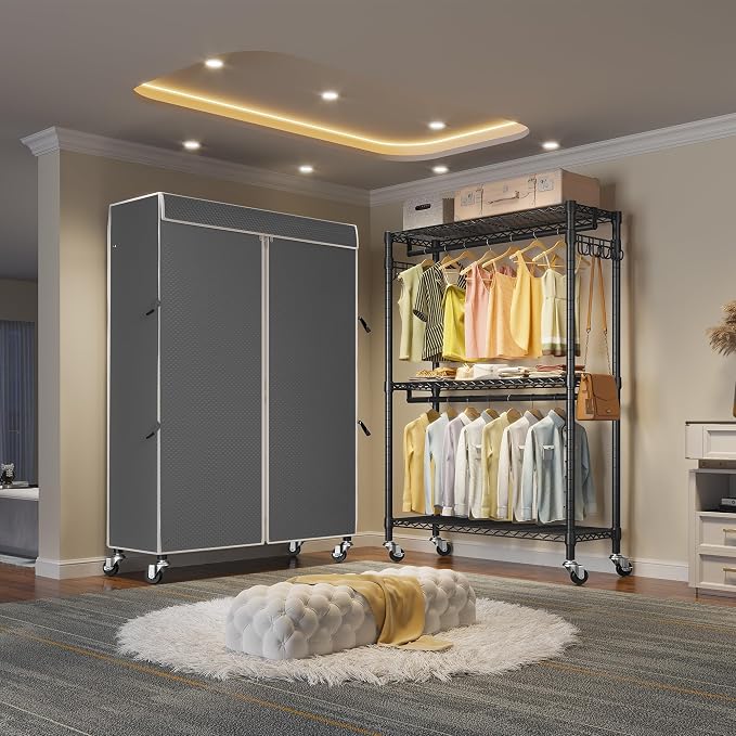 VIPEK R2C Plus Heavy Duty Rolling Garment Rack - Image 2