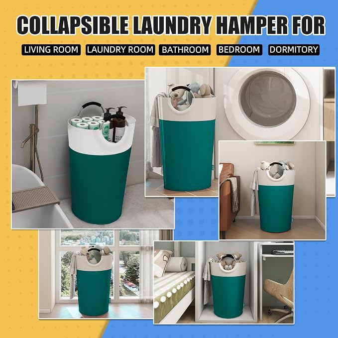 125L Laundry Basket, Collapsible Laundry Hamper - Image 7