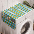 Ambesonne Geometric Washing Machine Organizer, Retro Circles by Ambesonne