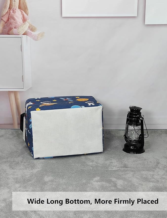 QUEENLALA Rectangular Laundry Hamper/Foldable Nursery Laundry Basket - Image 4