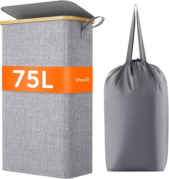 Lifewit 75L Slim Laundry Hamper by Lifewit