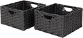 Seville Classics Premium Handwoven Portable Laundry Bin Basket by SevilleClassics