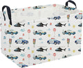 Sanjiaofeng Rectangular Police Car Storage Basket, Boys Toy Storage Bin by Sanjiaofen