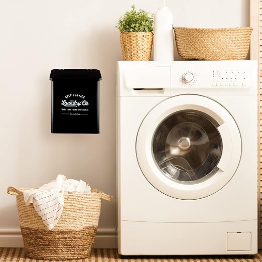 Magnetic Lint Bin for Laundry Room, Wall Mounted Lint Trash Can - Image 6