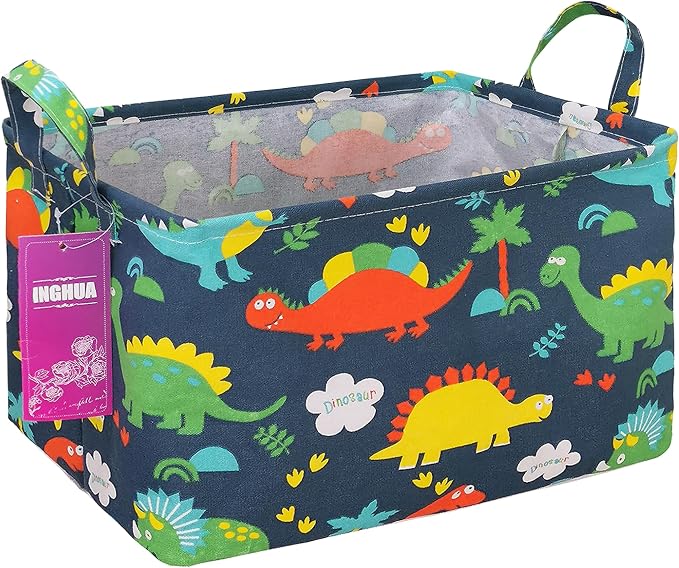 Rectangular Storage Basket Fabric Organizer Bin by INGHUA