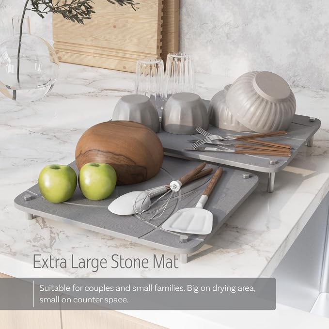 Nested Dish Drying Stone Mat - Image 5