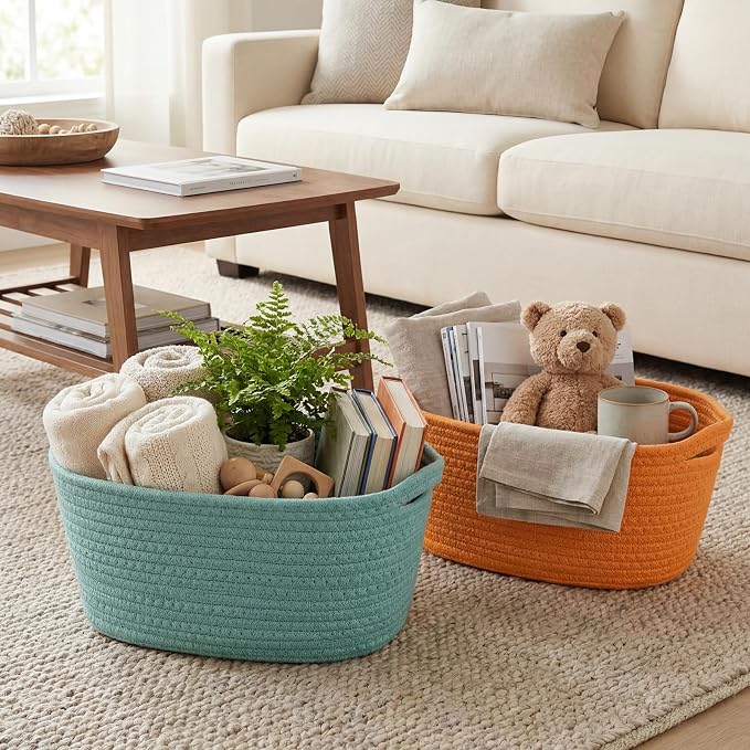 Sawysine 6 Pcs Storage Baskets Bulk - Image 3