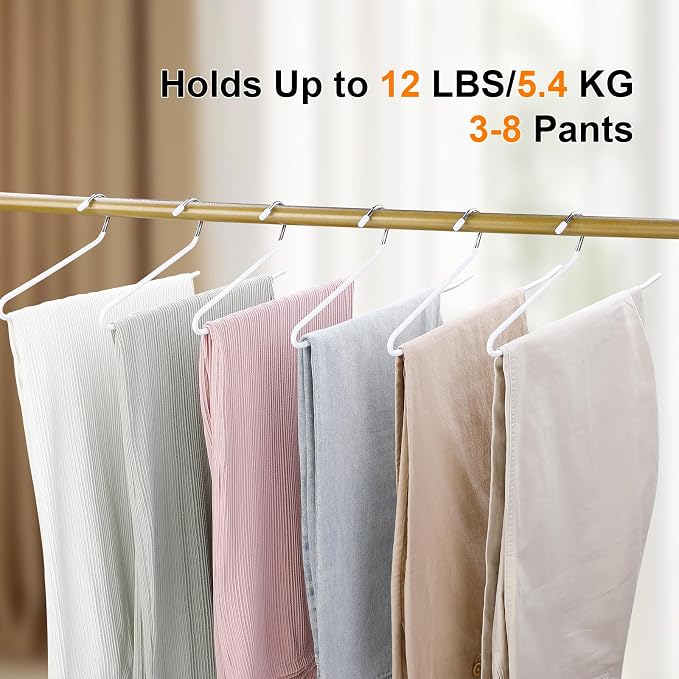 MOPALL Clothes Hanger 30 Pack, Pants Hangers Space Saving Heavy Duty Coat - Image 5