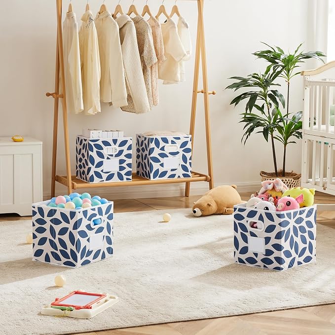 MAX Houser Fabric Storage Bins Cubes Baskets Containers - Image 4