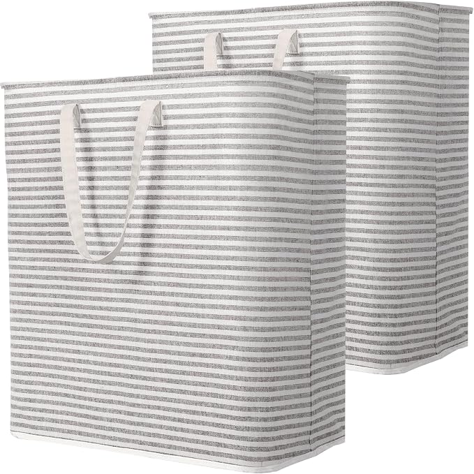 Lifewit 2 Pack Laundry Basket 100L Each, Collapsible Clothes Hamper by Lifewit