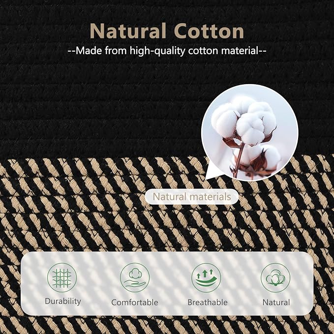 Cotton Rope Basket, Storage Baskets - Image 2
