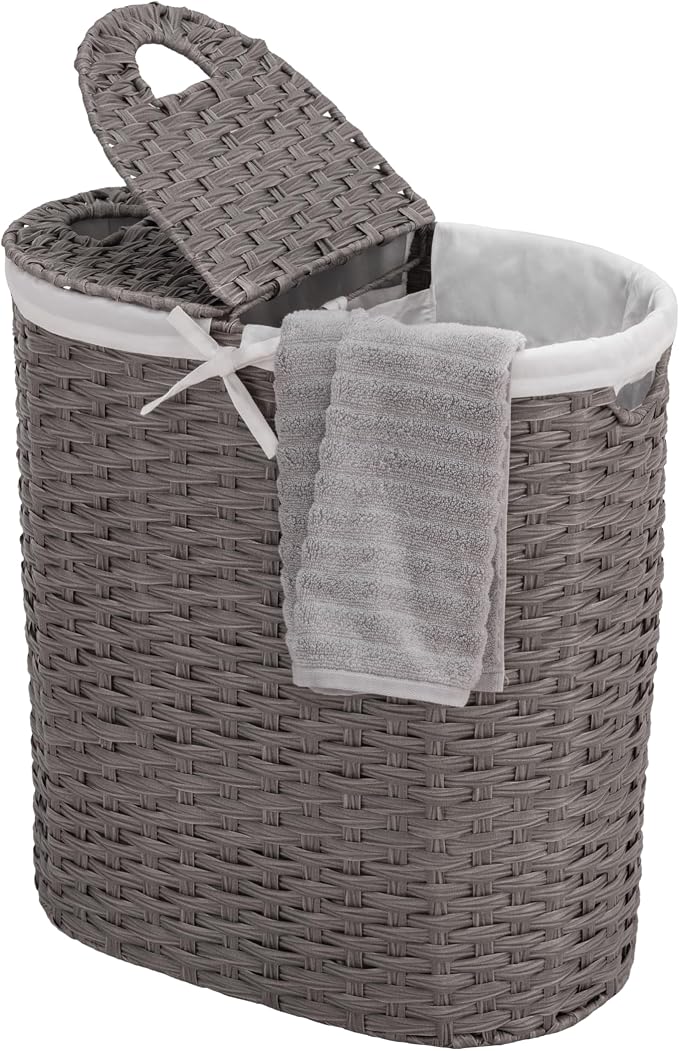 Seville Classics Premium Handwoven Portable Laundry Bin Basket - Image 7