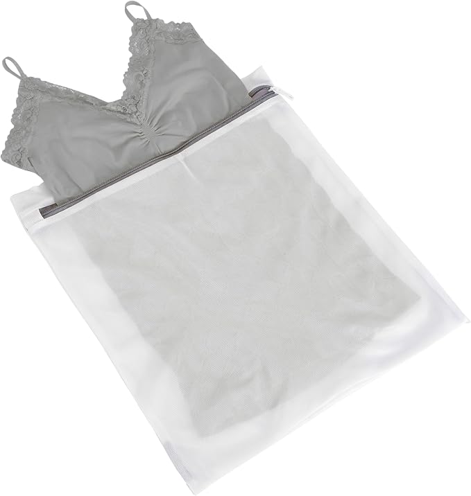 Large Mesh Wash Bag | Laundry | Washing Machine | Zipper Closure | Prevents - Image 3