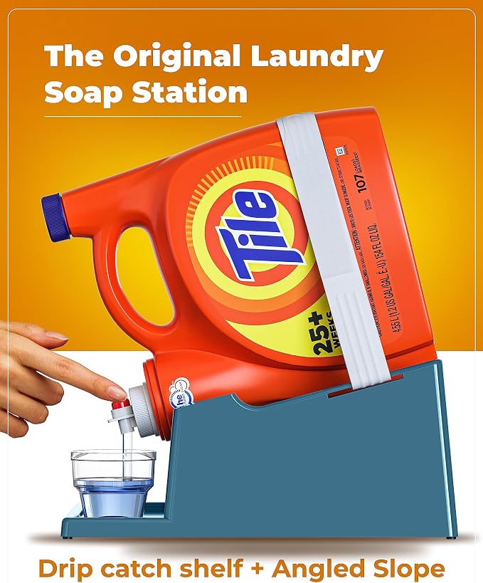 Skywin Laundry Detergent Holder Stand Organizer and Drip Tray - Image 6