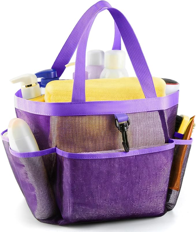 Mesh Shower Caddy Portable for College Dorm Room Essentials by LOYEE