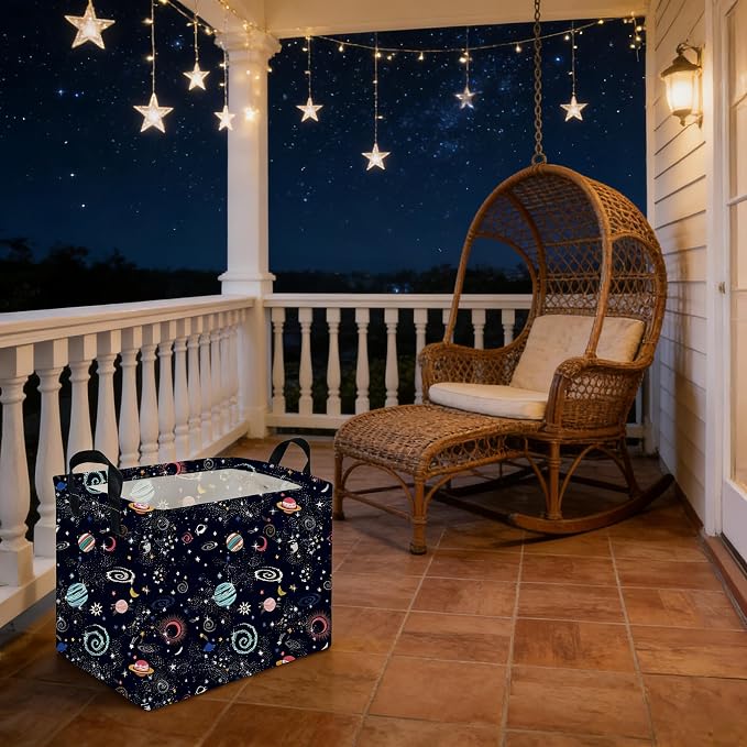 Rectangular Star baskets, Storage Basket, Waterproof foldable laundry basket - Image 5