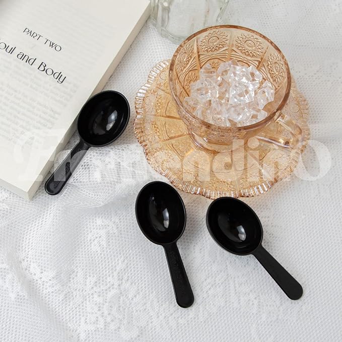Framendino, 10 Pack Plastic Coffee Measuring Spoons Short Handle Scoops - Image 2