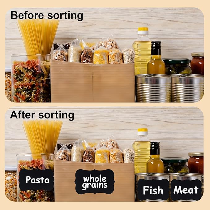 272PCS Chalkboard Labels-3.4" x 2.1"Large Size Reusable Blackboard - Image 6
