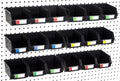Pegboard Bins – 18 Pack Black Large by RightArrange