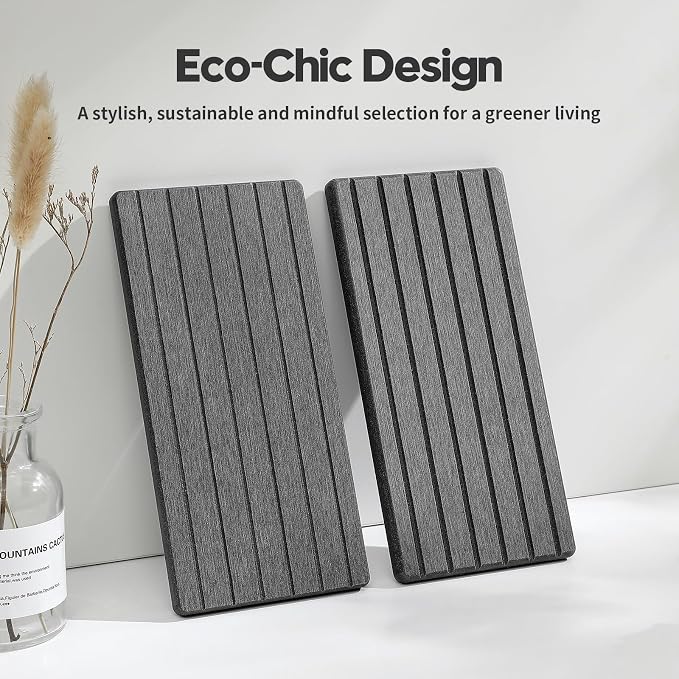 2PCS Diatomite Water Absorbing Stone Drying Tray Mat - Image 7
