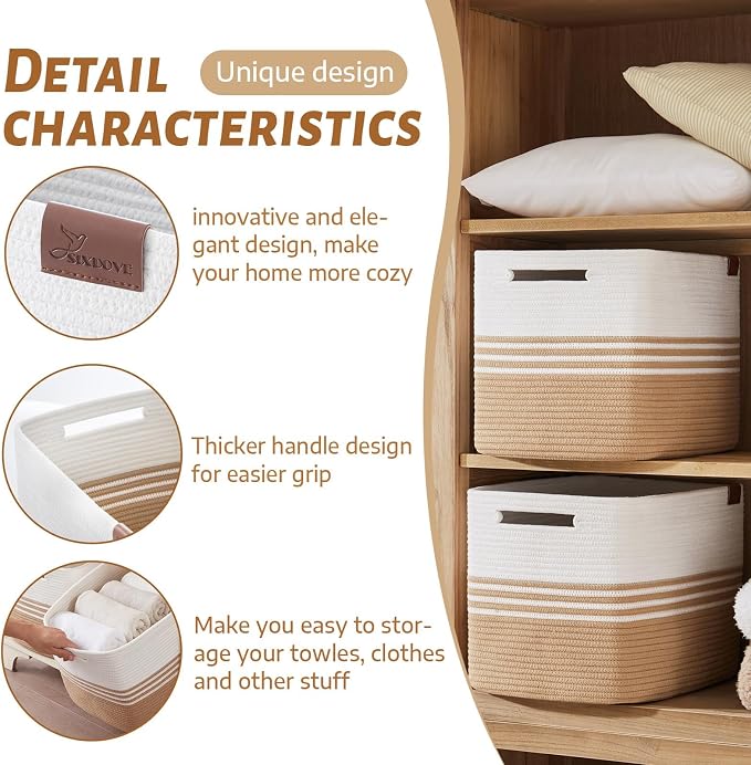 Storage Baskets, 42L*2 Pack Storage Baskets - Image 4