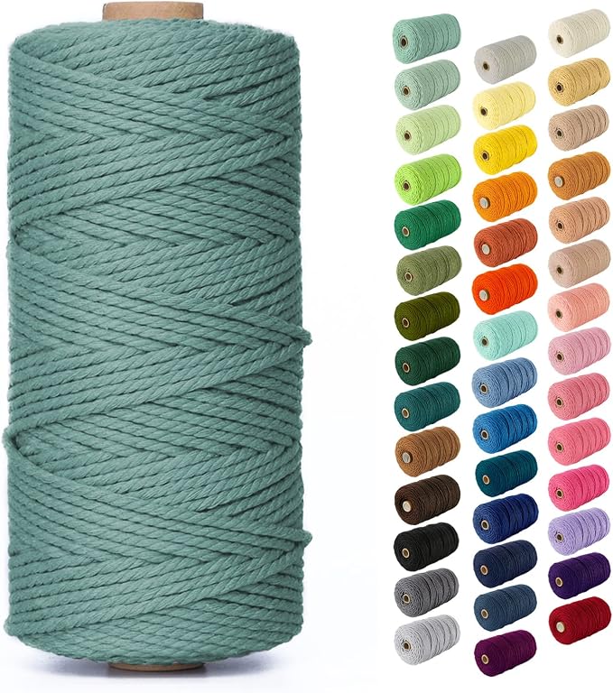Nook Theory Macrame Cord - 3mm 109 Yards Cotton Rope by NookTheory