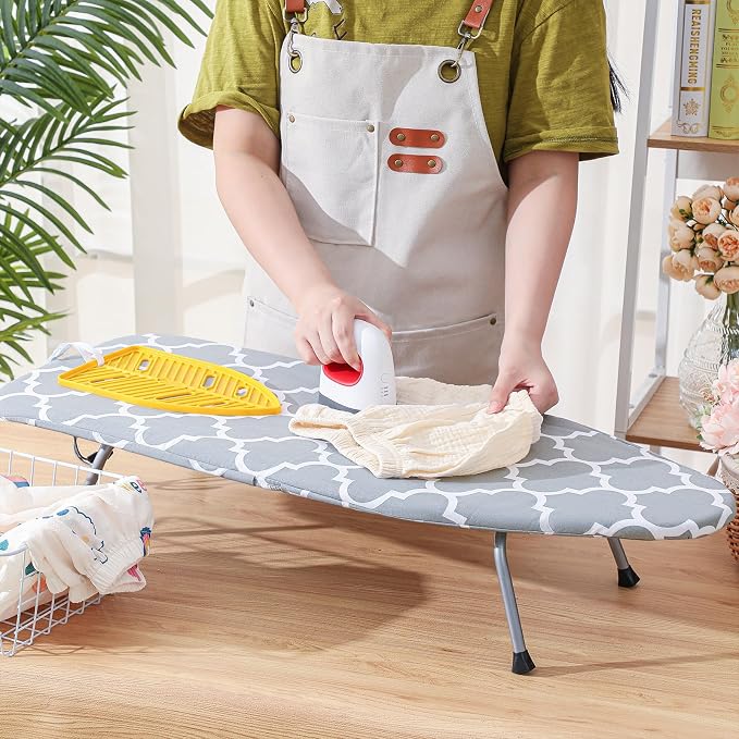 Chunful Mini Ironing Board Tabletop, Portable Compact Travel - Image 6
