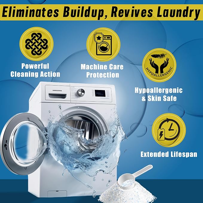 Washing Machine Cleaner Powder, 1Year Supply - Image 4