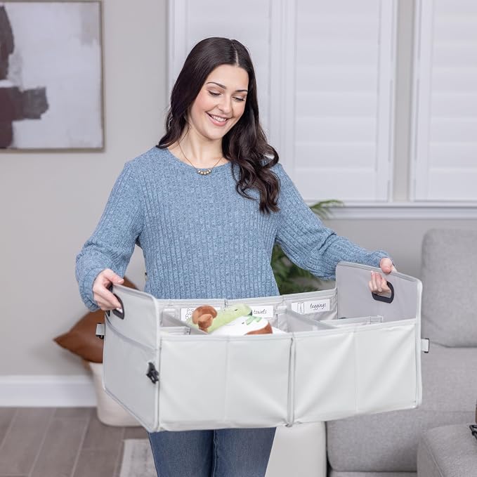 Collapsible Laundry Tote with Handles 51L - Image 4