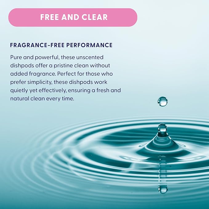 Natural Dishwasher Pods | Plant Based Enzymes Dishwasher Detergent, Free & Clear - Image 2