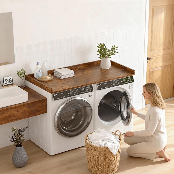 Piskyet Washer Dryer Countertop, Laundry Countertop - Image 7
