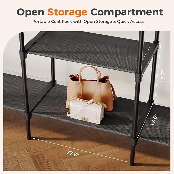 NEWBULIG Portable Fabric Clothes Rack - Image 5