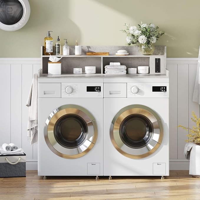 Upgraded 2-Tier Washer and Dryer Countertop - Image 9