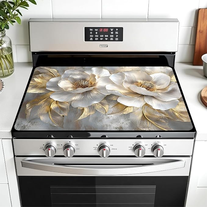 Multi-Design Stove Top Cover for Glass/Electric Stoves by AOHMPT